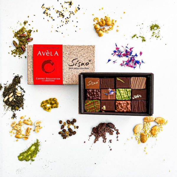 Les Chocolats - Chocolats - Avèla, Boîte Dégustation De 12 - Boutique de Thés - ThinkThees